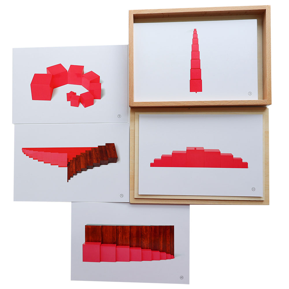 Sports Equipment Box - Montessori Pink Tower、 Brown Stair and