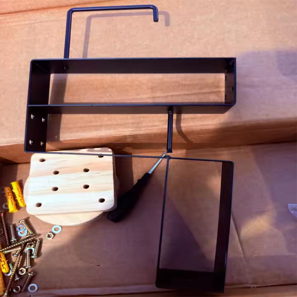 Wood Motorcycle Helmet Holder  - Sports Equipment Rack review and price