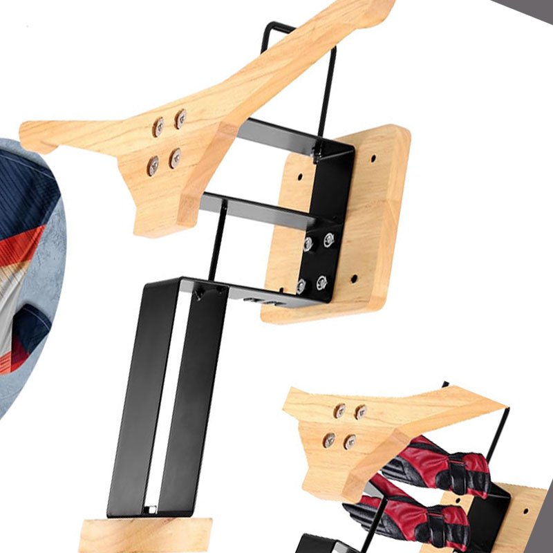 Wood Motorcycle Helmet Holder  - Sports Equipment Rack review and price