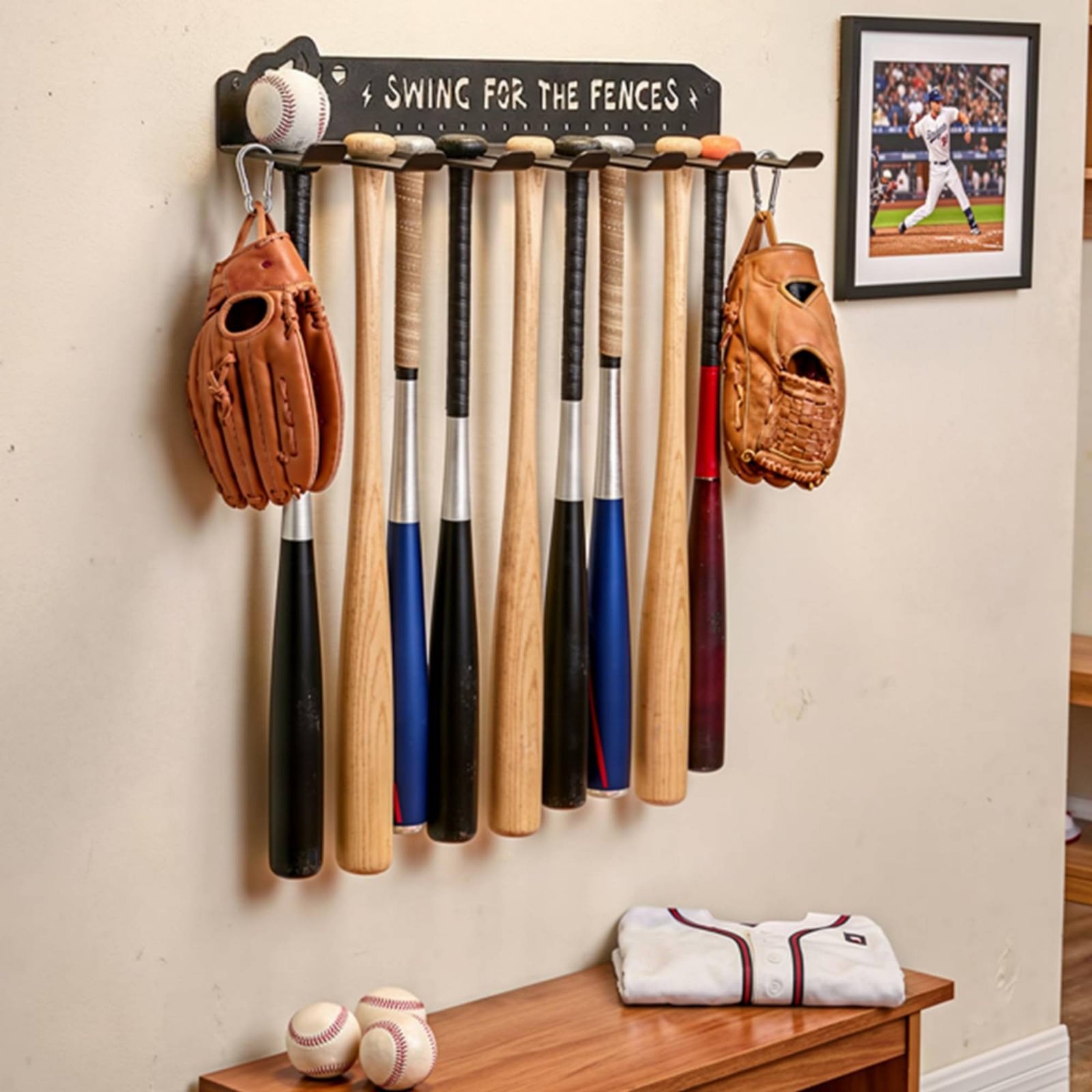 8 Hook Sports Equipment Rack H - Sports Equipment Rack review and price
