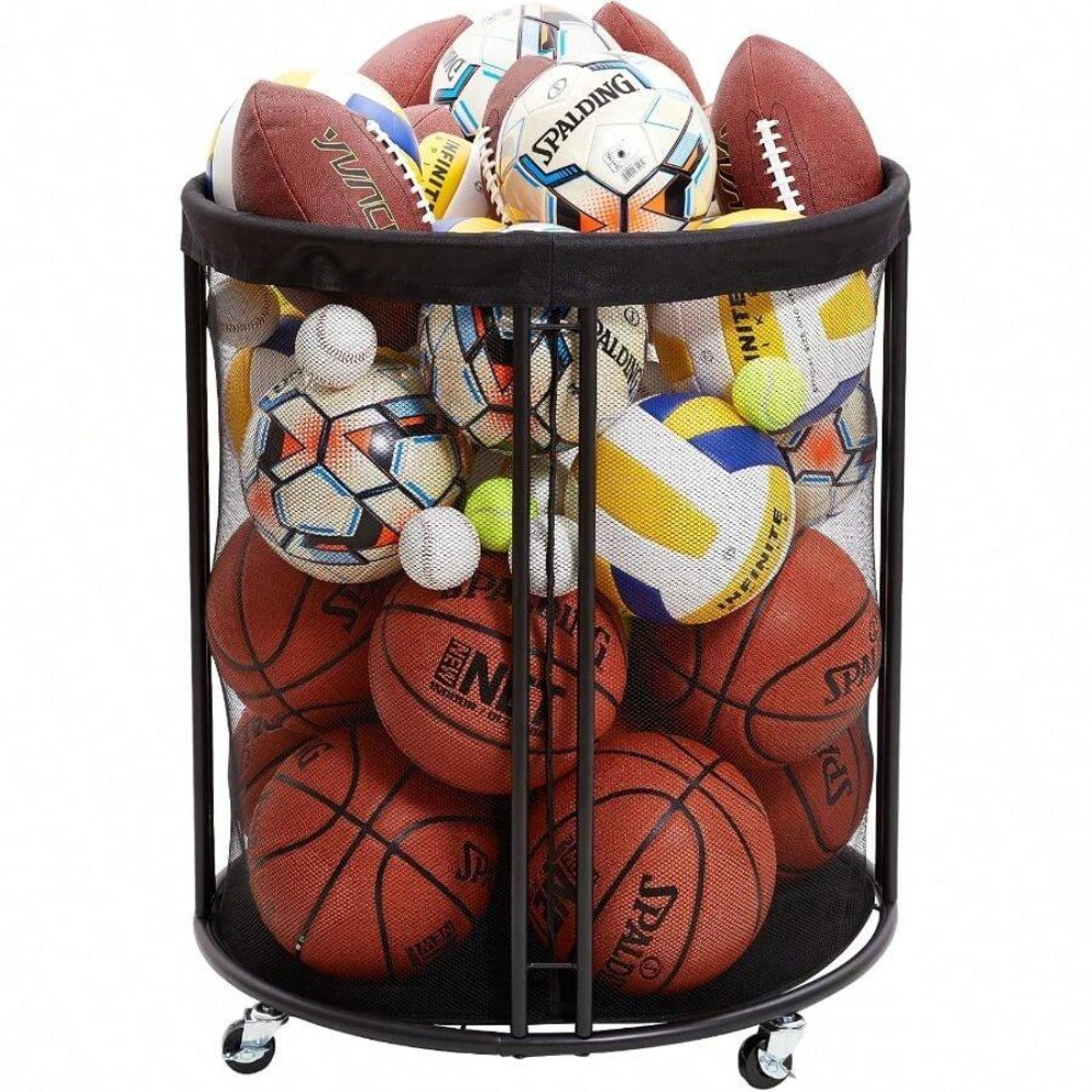 Heavy Duty Ball Storage Bin Ca - Sports Equipment Rack review and price