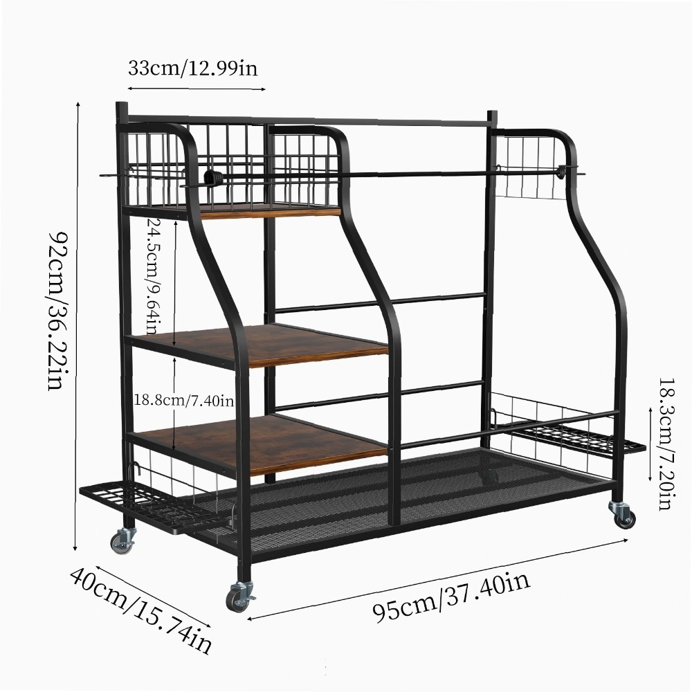Mobile Golf Bag Rack with Whee - Sports Equipment Bag With Wheels review and price