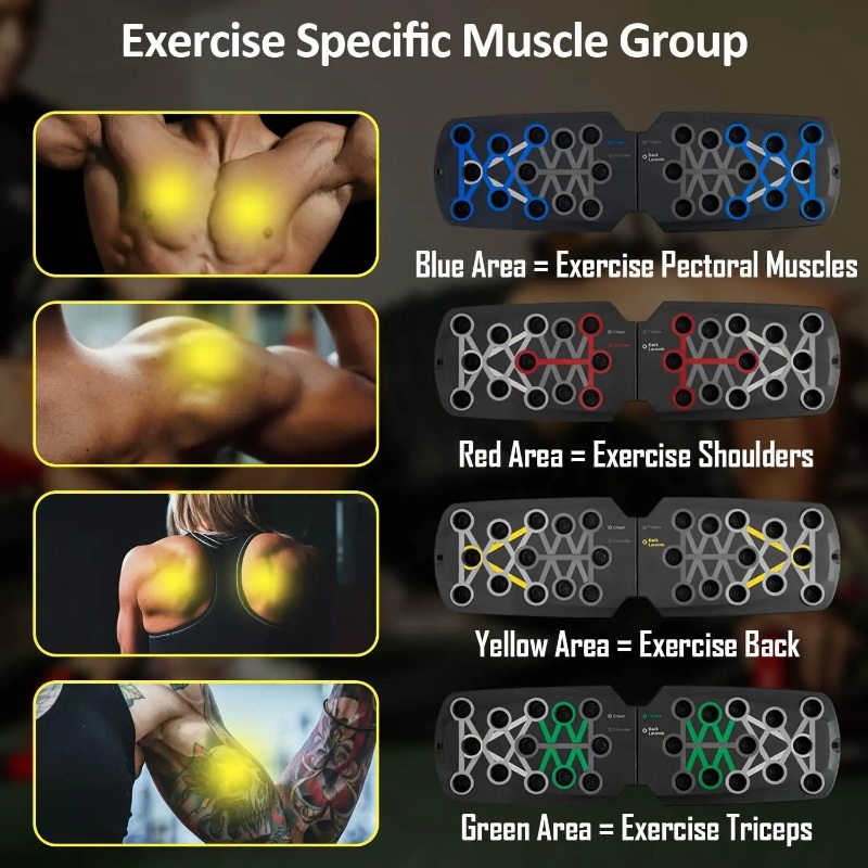 Foldable Push Up Board with Re - Sports Equipment Images review and price